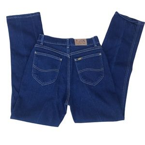 Rare Vintage Lee Riders mom jeans Union label dark